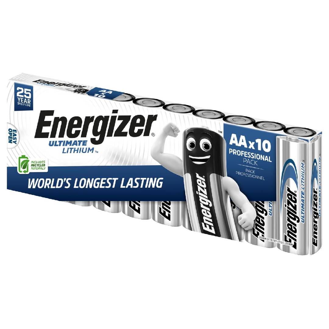 Energizer Ultimate Lithium AA Batteries (10 Pack)
