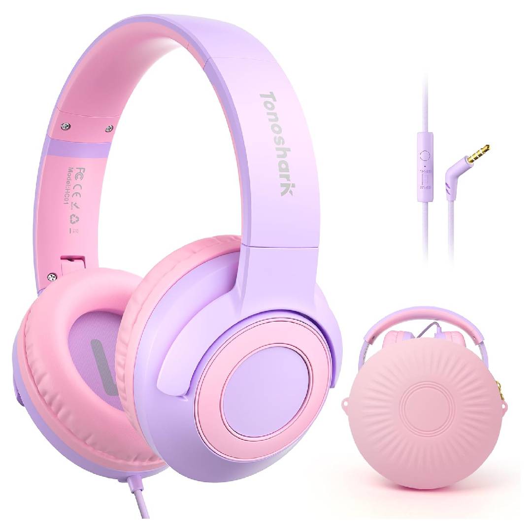 Kids Wired Headphones with Microphone