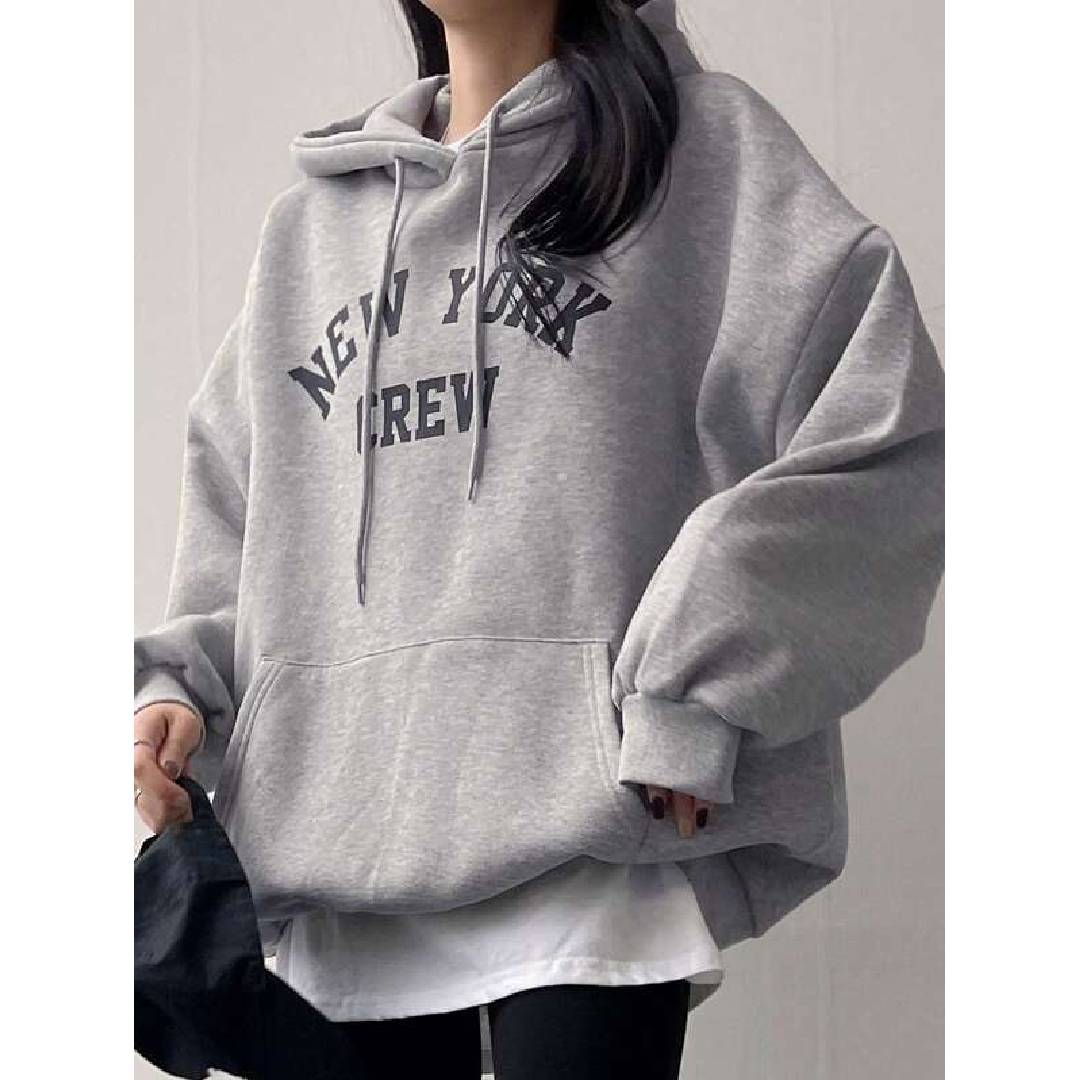 DAZY Women's Letter Print Hoodie