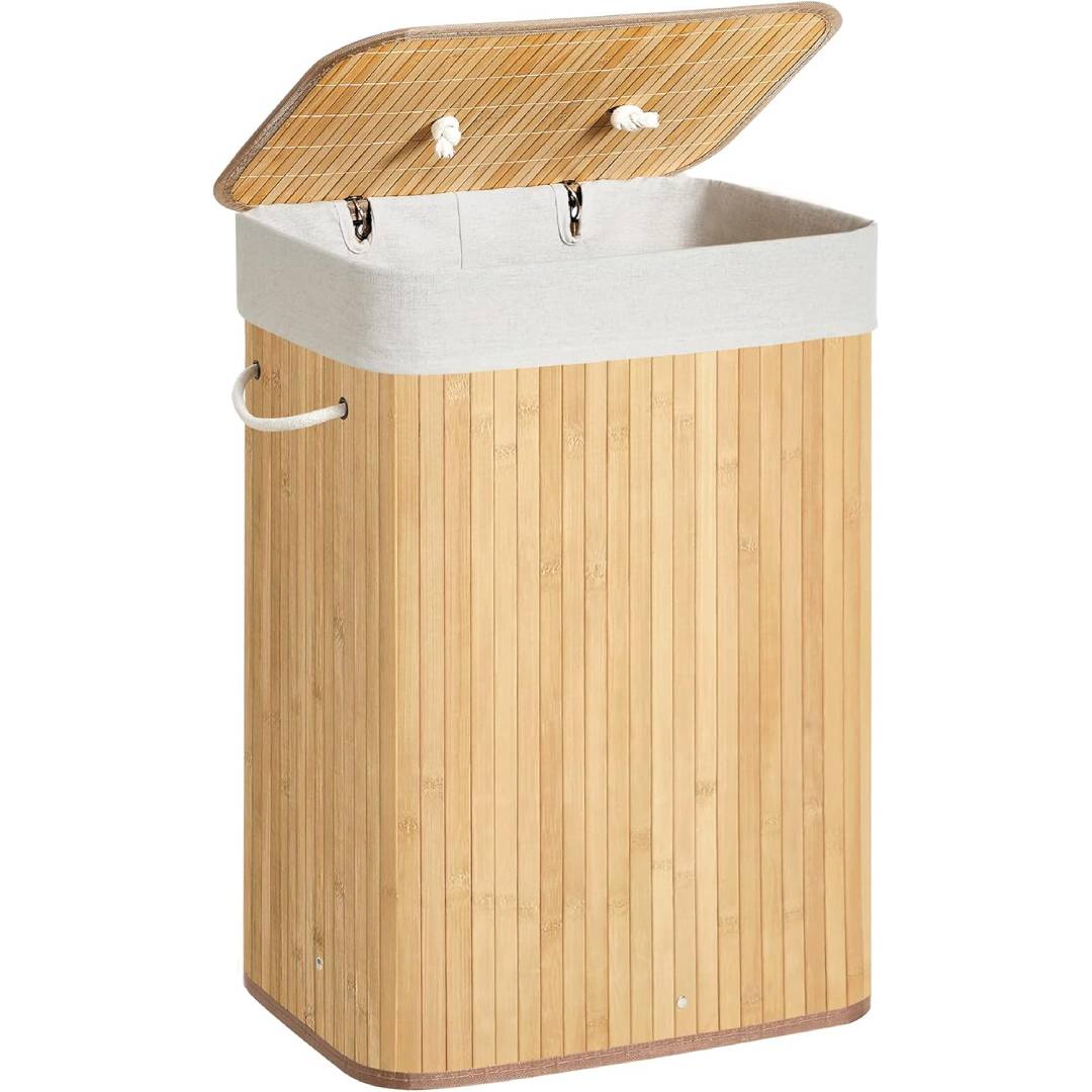 SONGMICS Laundry Basket with Lid
