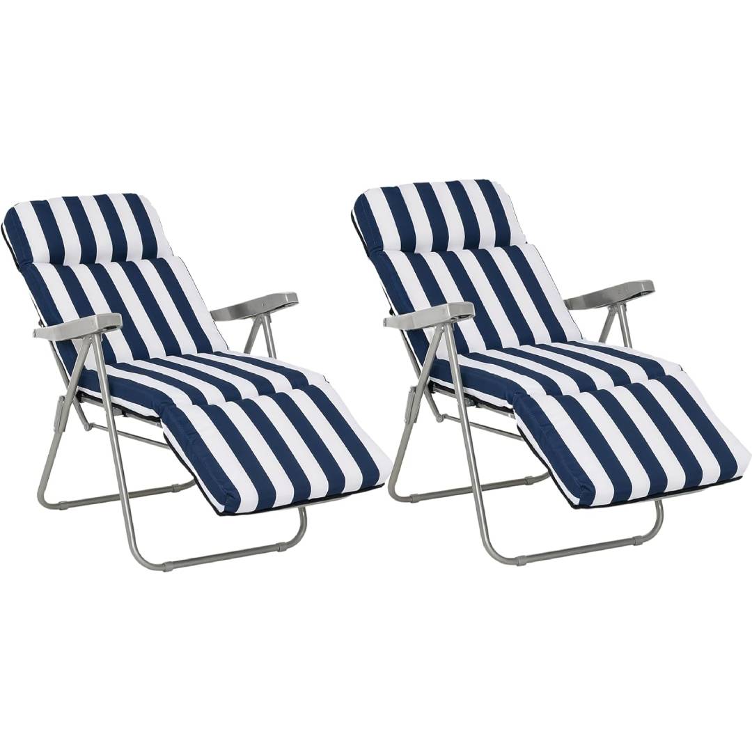 Outsunny Set of 2 Garden Patio