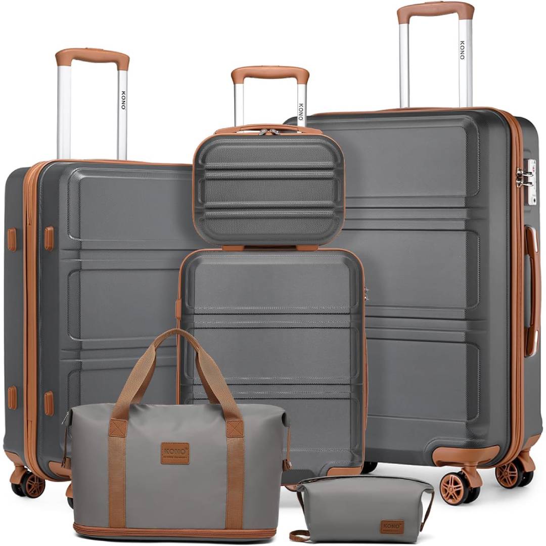 Kono Suitcase Lightweight ABS Hard Shell Carry