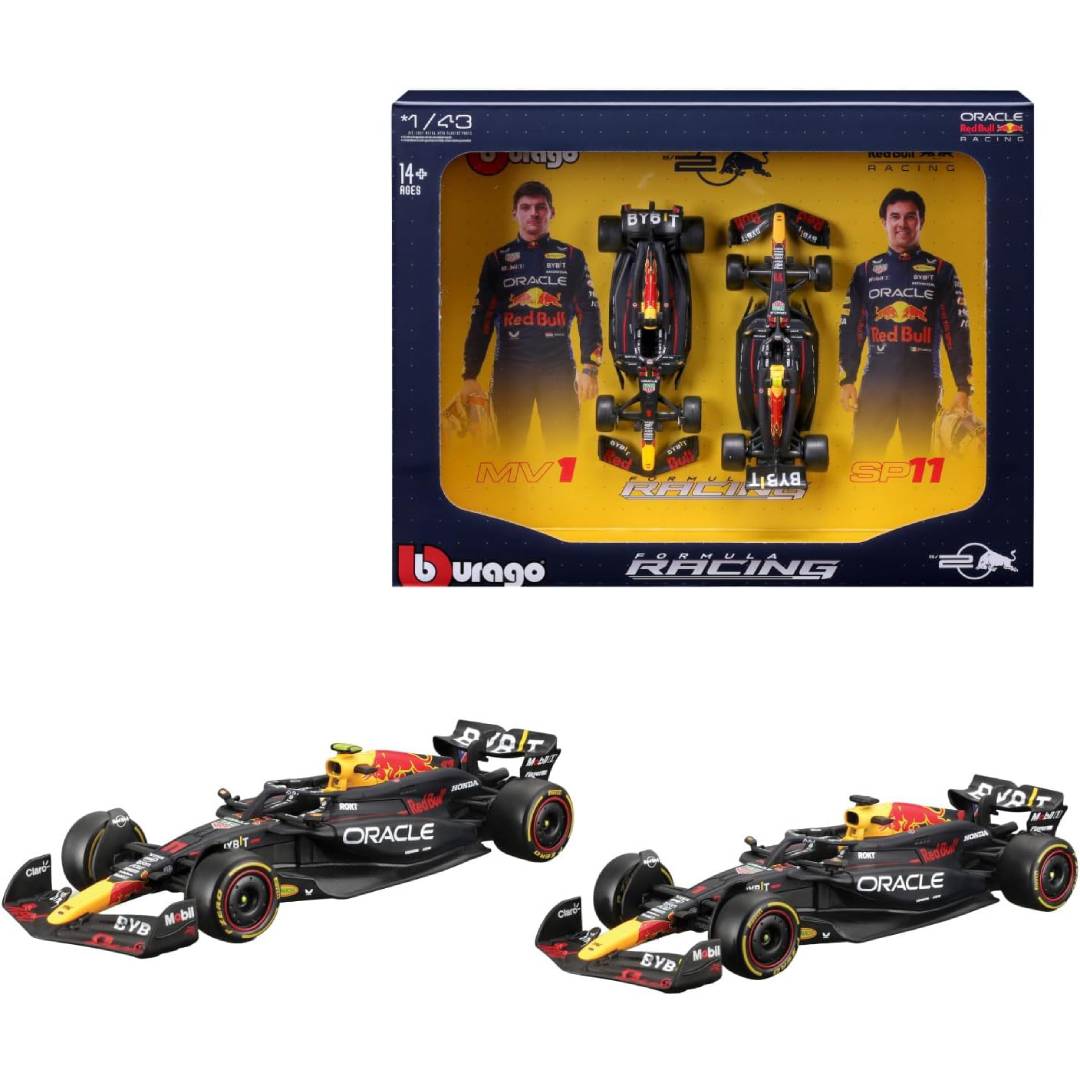 1:43 F1 Red Bull Racing Rb20 2024 Two Pack Verstappen and Perez