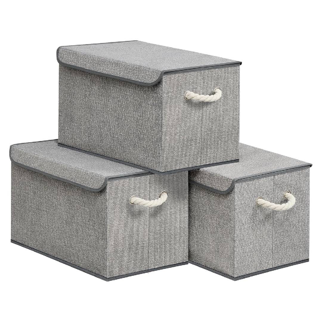 SONGMICS Storage Box with Lid