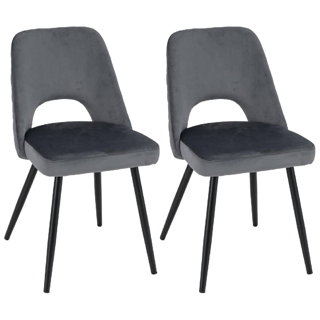COSTWAY Set of 2 Dining Room Chairs