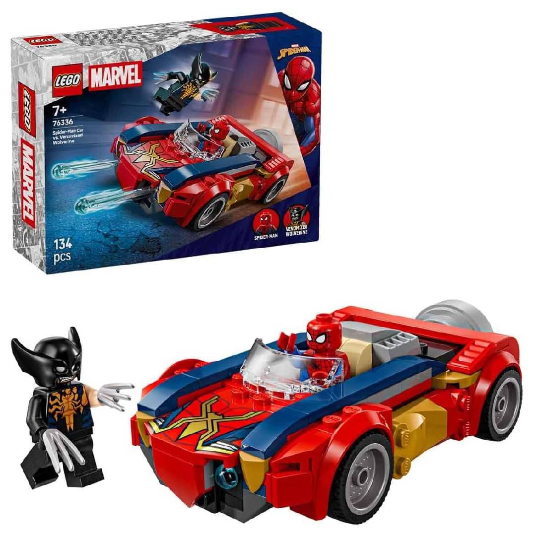 LEGO | Marvel Spider-Man Car vs. Venomized Wolverine 76336