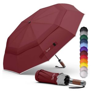Royal Walk Windproof Folding Travel Umbrella