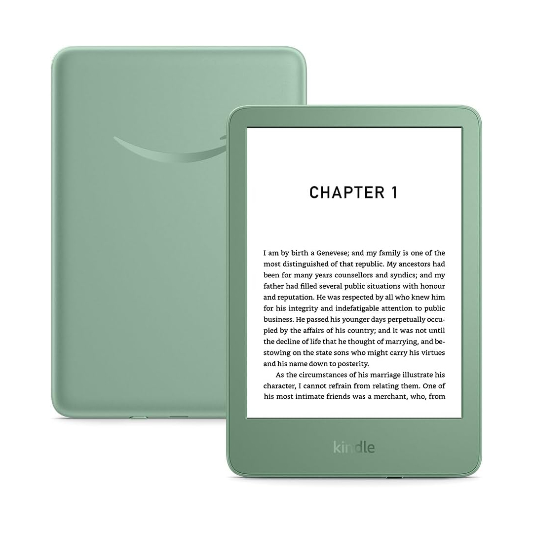 Amazon Kindle 2024 lightest compact e-reader Matcha