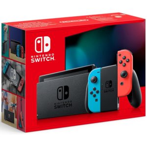 Nintendo Switch Console Neon Red Neon Blue