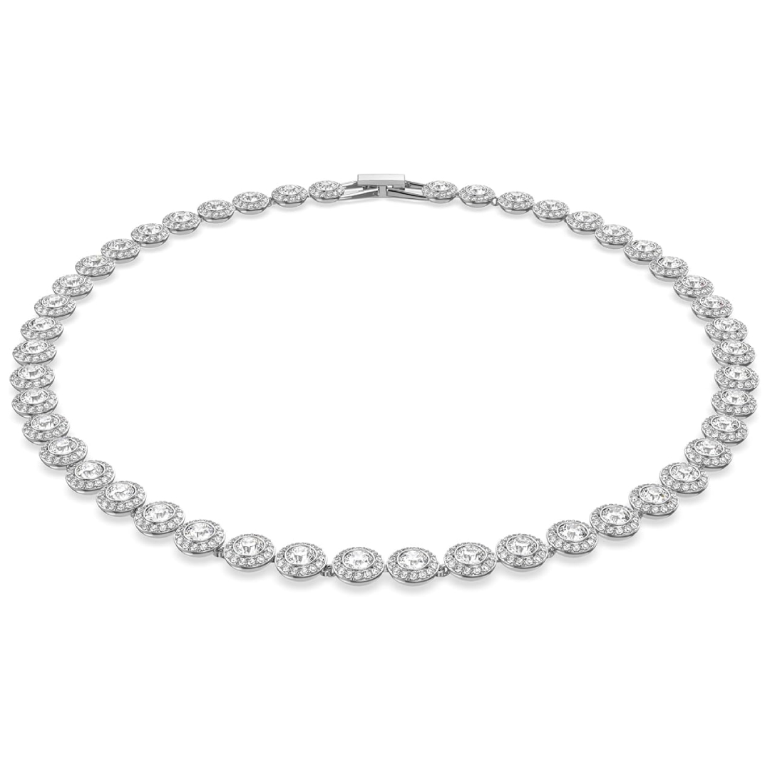 Swarovski Una Angelic Collection Necklace Rhodium White