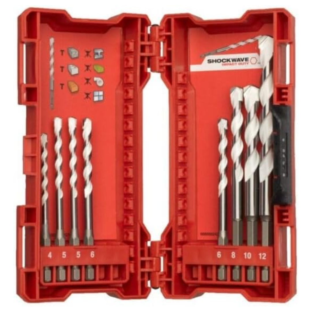 Milwaukee Shockwave Multi-Material Drill Bit Set