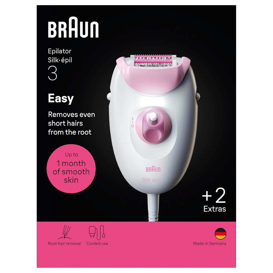 Braun Silk·épil 3 corded epilator hair removal