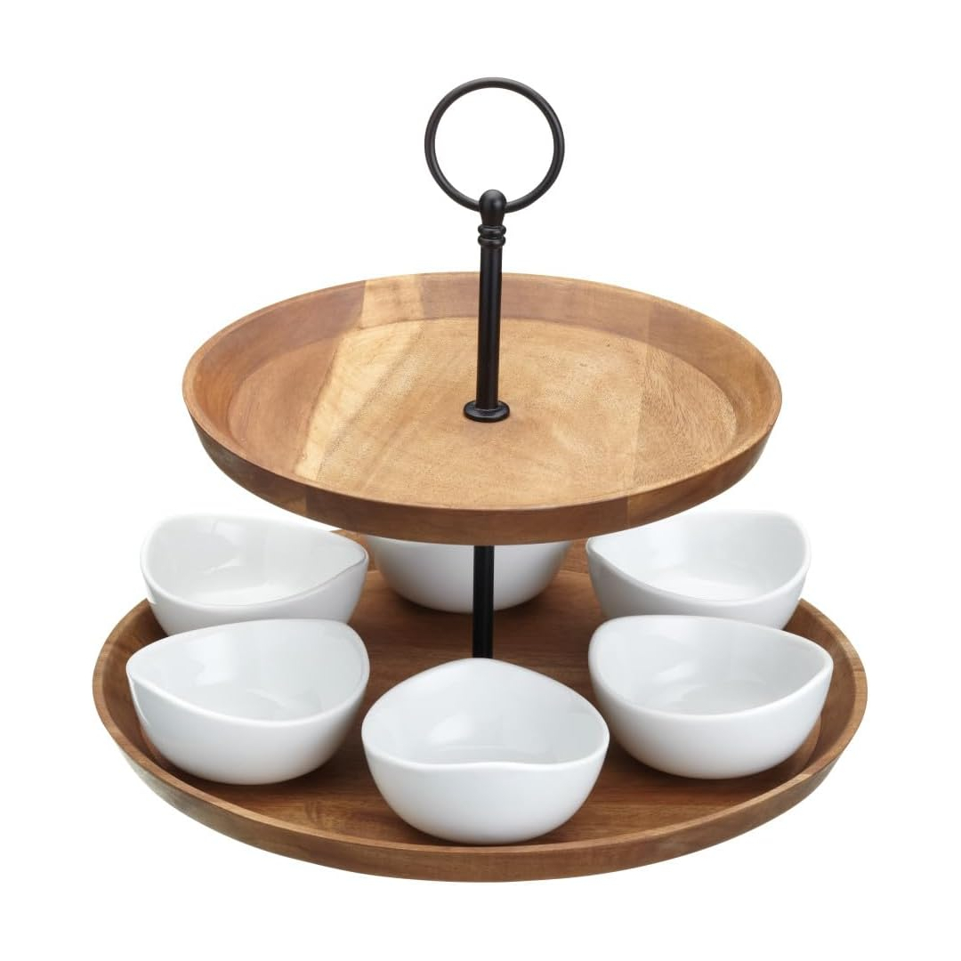 Artesà 2 Tier Tapas and Food Serving Stand