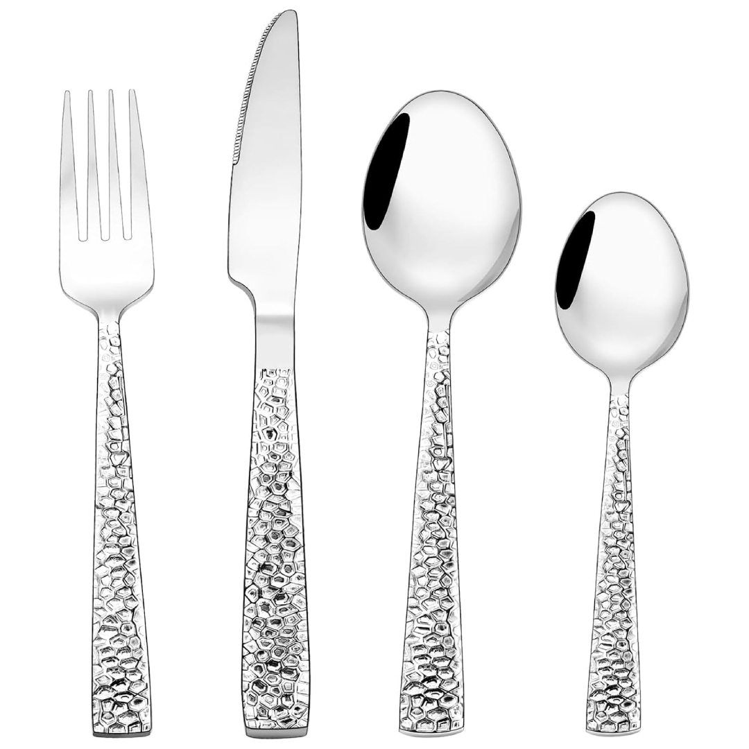 Wildone 32 piece cutlery set mirror finish stainless steel for 8 people