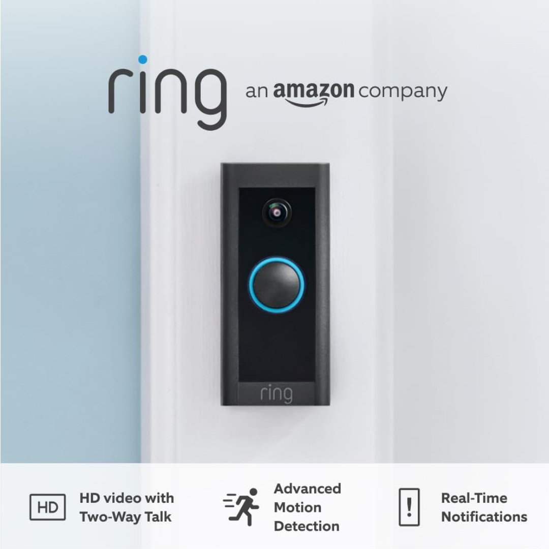 Ring Video Doorbell Wired 1080p HD security camera