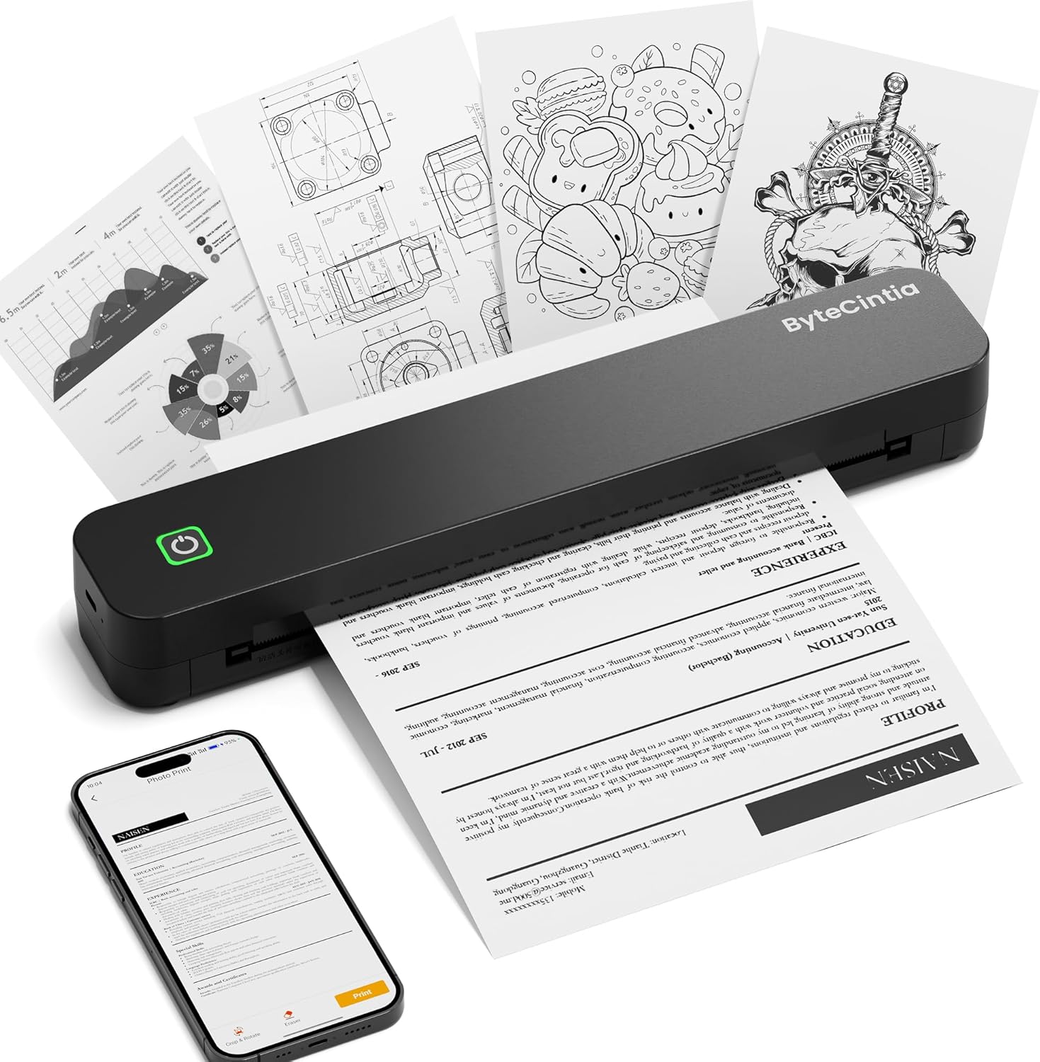 Portable Printer for Travel, C80