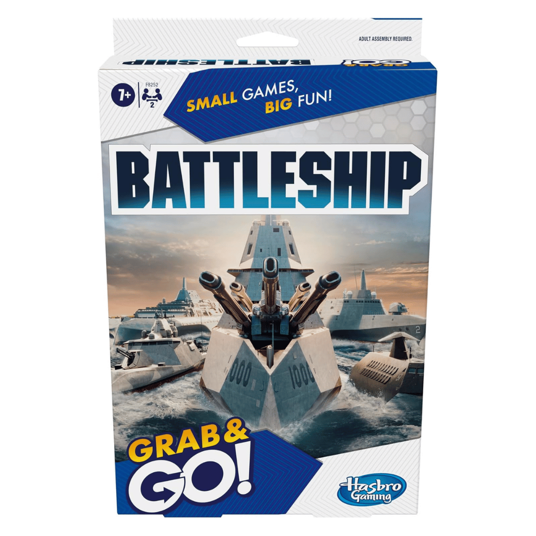 Hasbro Gaming Battleship Grab and Go travel game