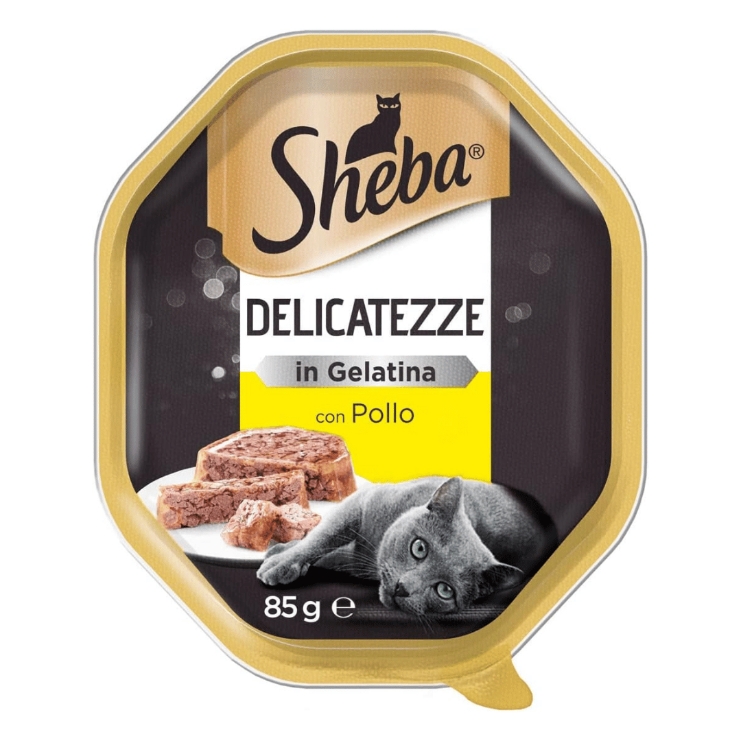 Sheba Delicatezze wet cat food chicken trays