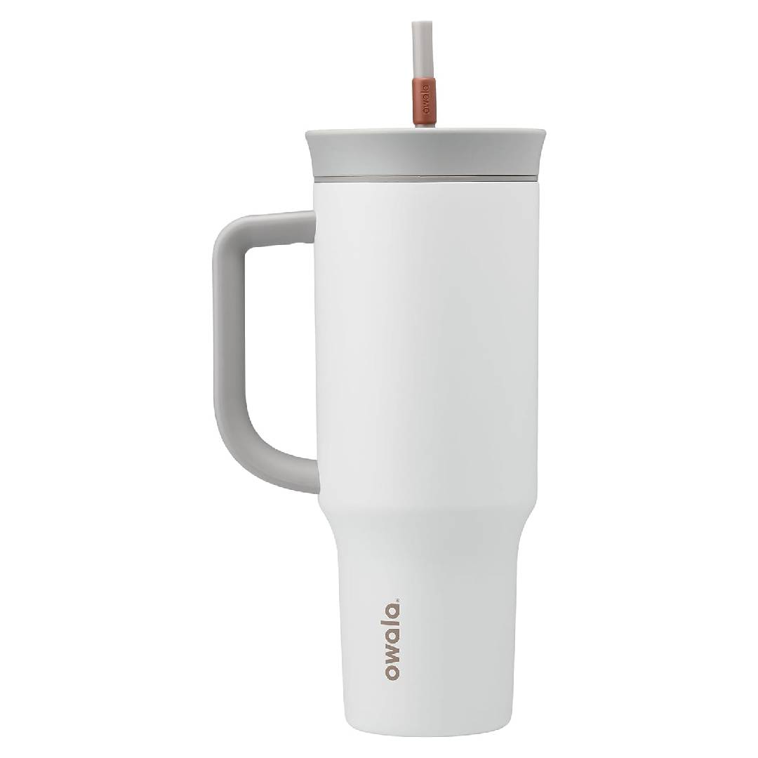Owala Stainless Steel Triple Layer Insulated Travel Tumbler with Spill Resistant Lid