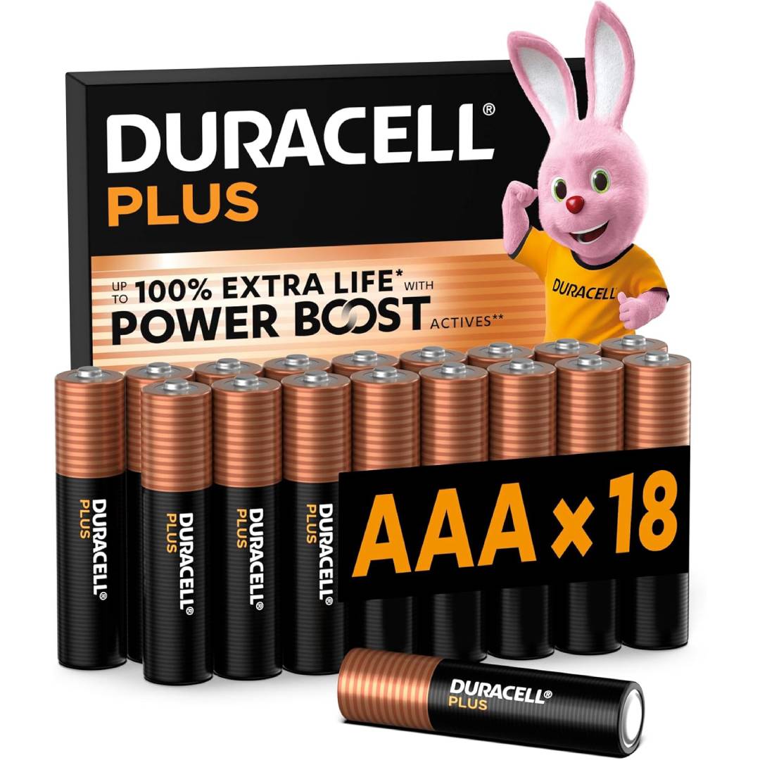 DURACELL Plus AAA Batteries (18 Pack)