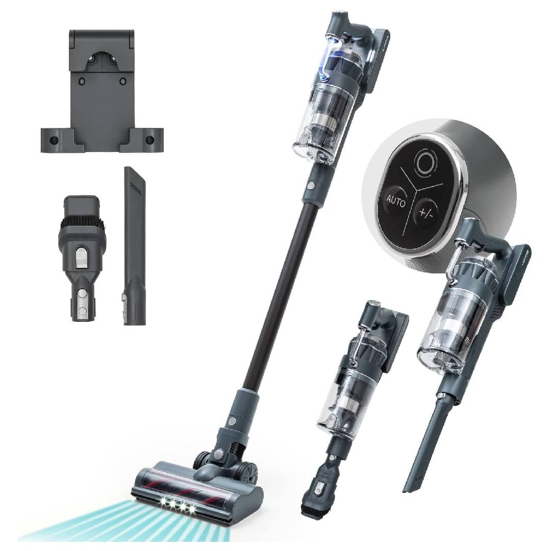 Klarstein Handheld Vacuum Cleaner, Powerful Cordless Vacuum Cleaner