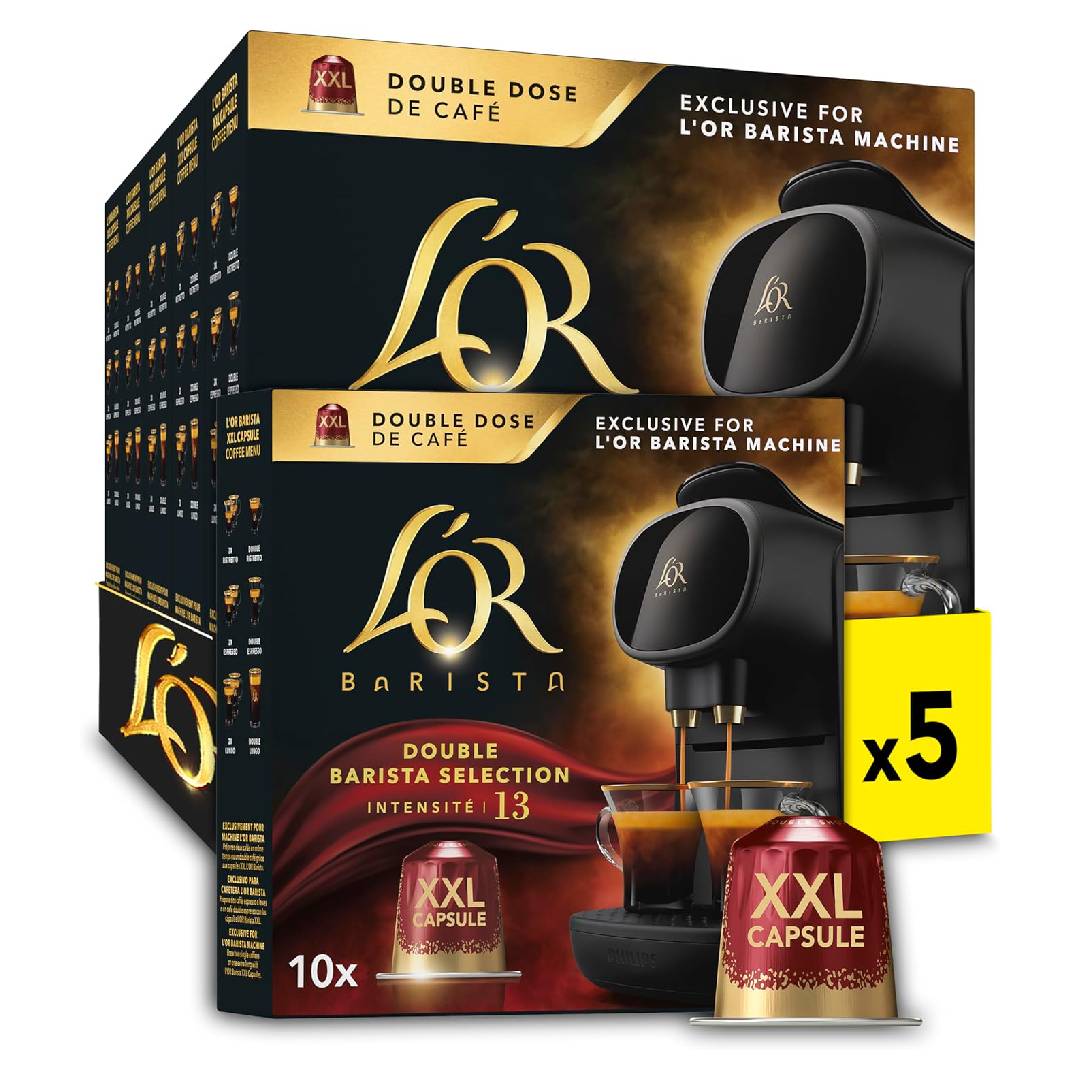 L'OR Barista Barista Selection Coffee Capsules Exclusive to L'OR Barista Machines Pack of 5