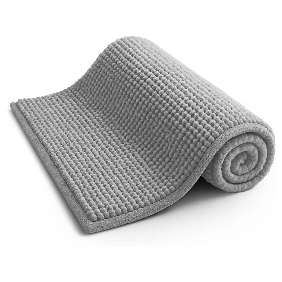 KEPLIN Non-Slip Microfibre Bath & Toilet Mat