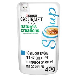 Gourmet Purina Gourmet Crystal Soup for Cats with Natural Tuna and Shrimp