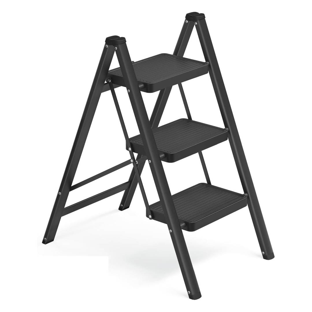 SONGMICS Step Ladder, Folding Step Stool