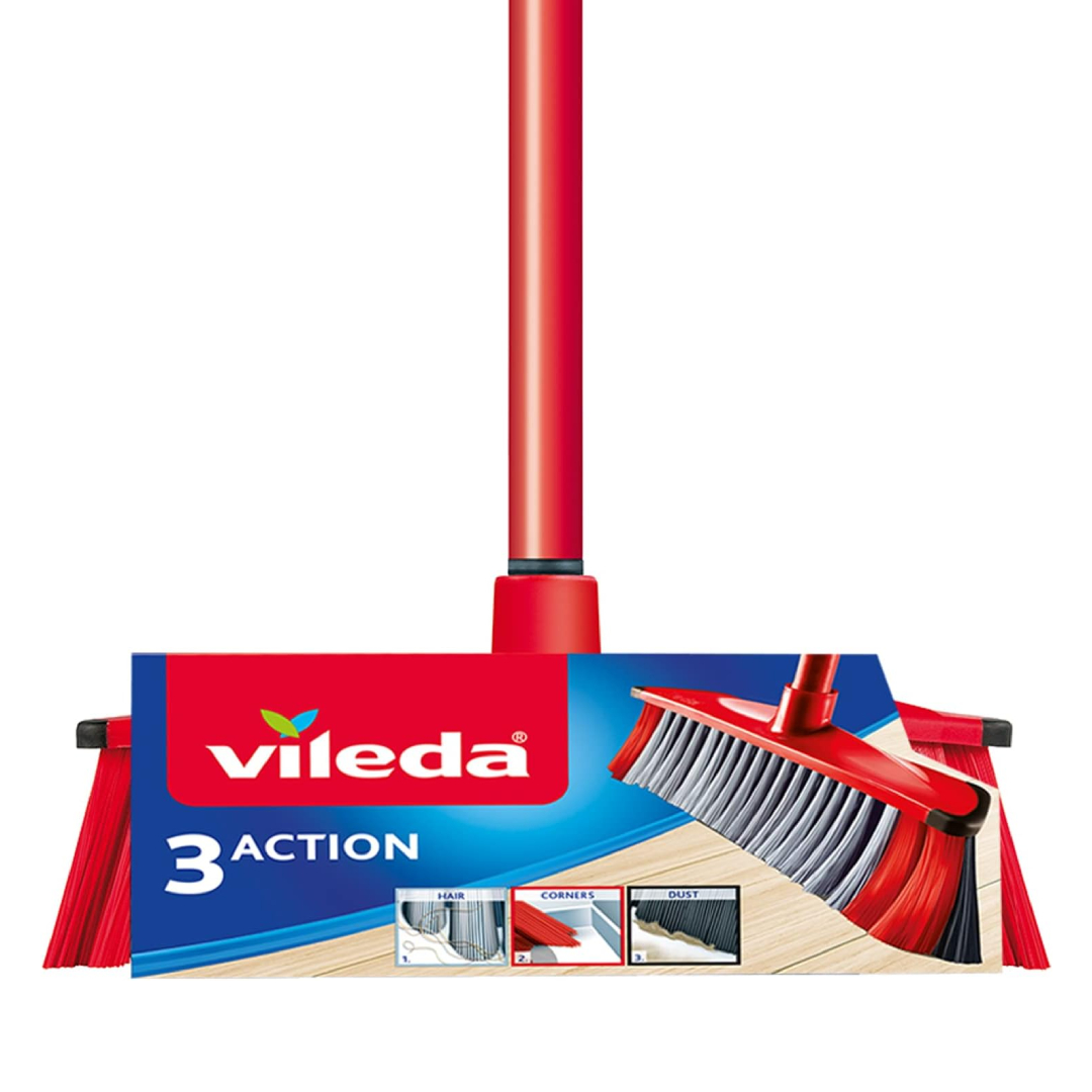 Vileda 3Action indoor broom head