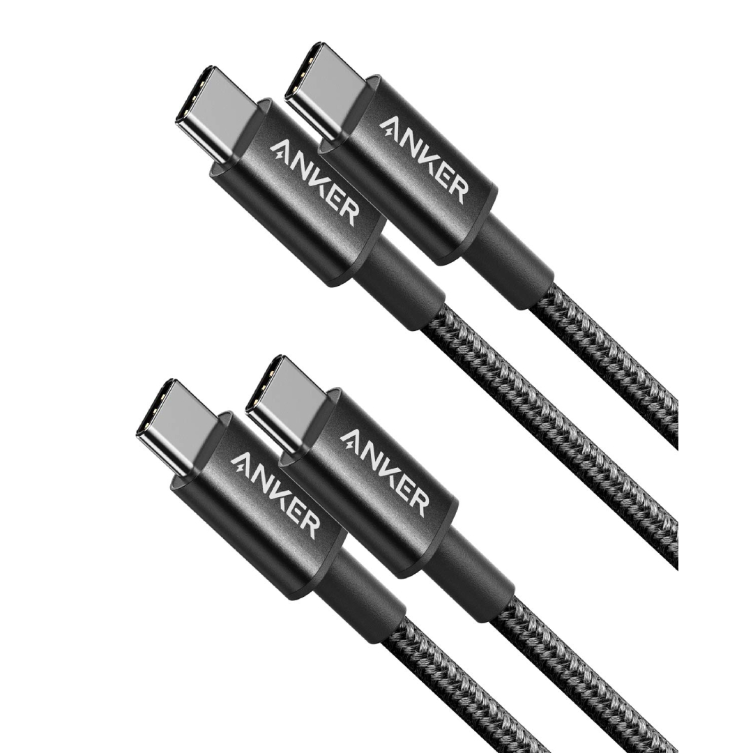 Anker Nylon USB-C to USB-C Cable Twin Pack