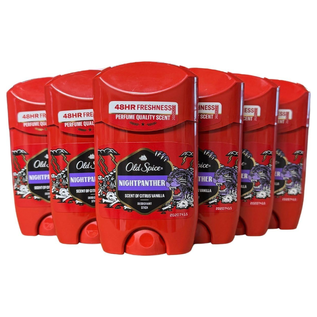 Old Spice Night Panther deodorant stick 6 pack
