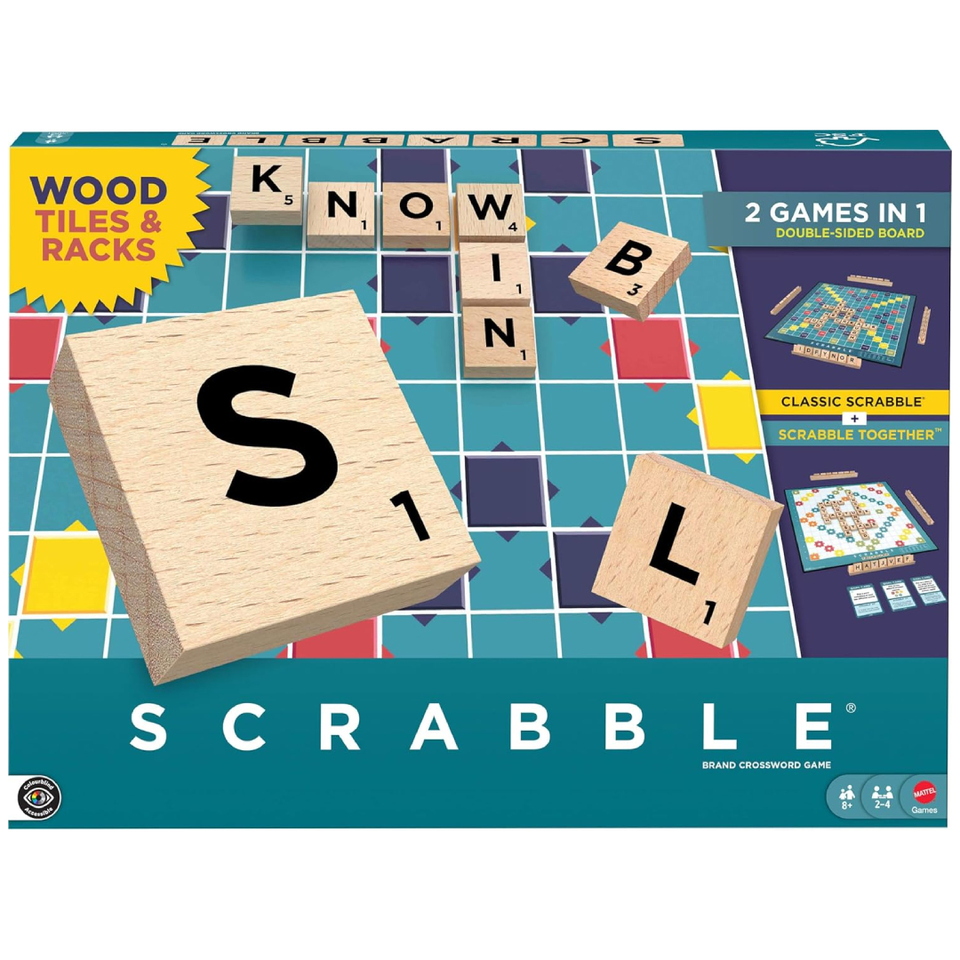Mattel Scrabble 2-in-1 board game