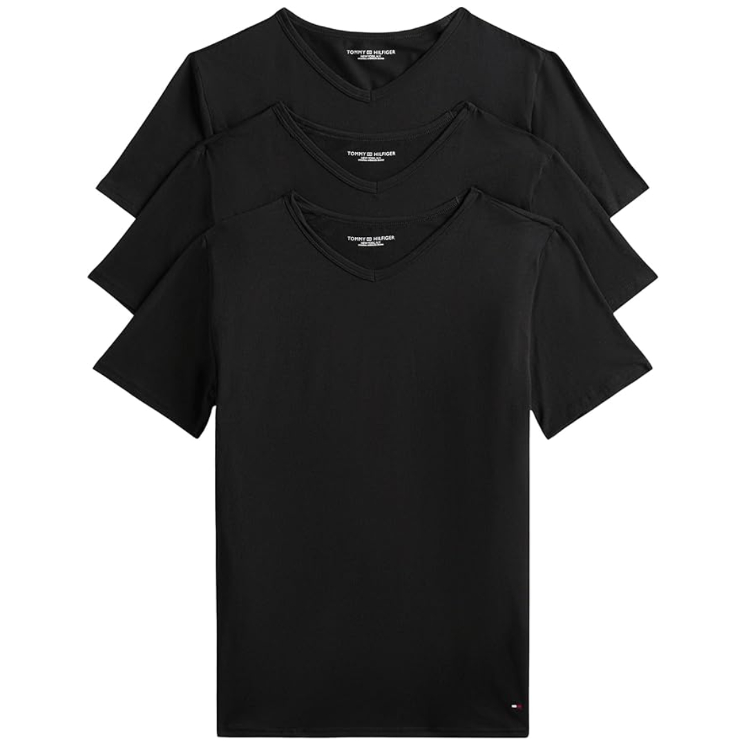 Tommy Hilfiger stretch v neck tee 3pack