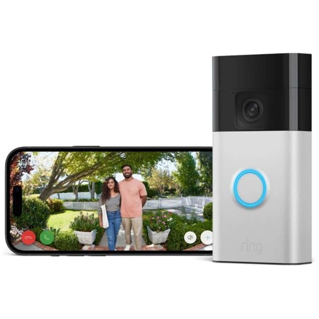 Ring Battery Video Doorbell Satin Nickel