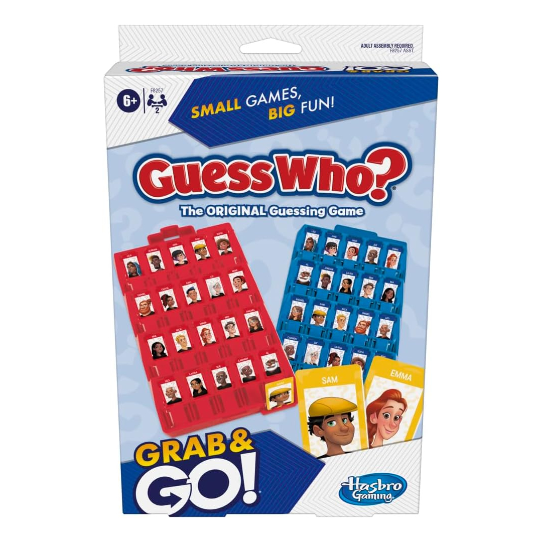 Guess Who Grab and Go travel game