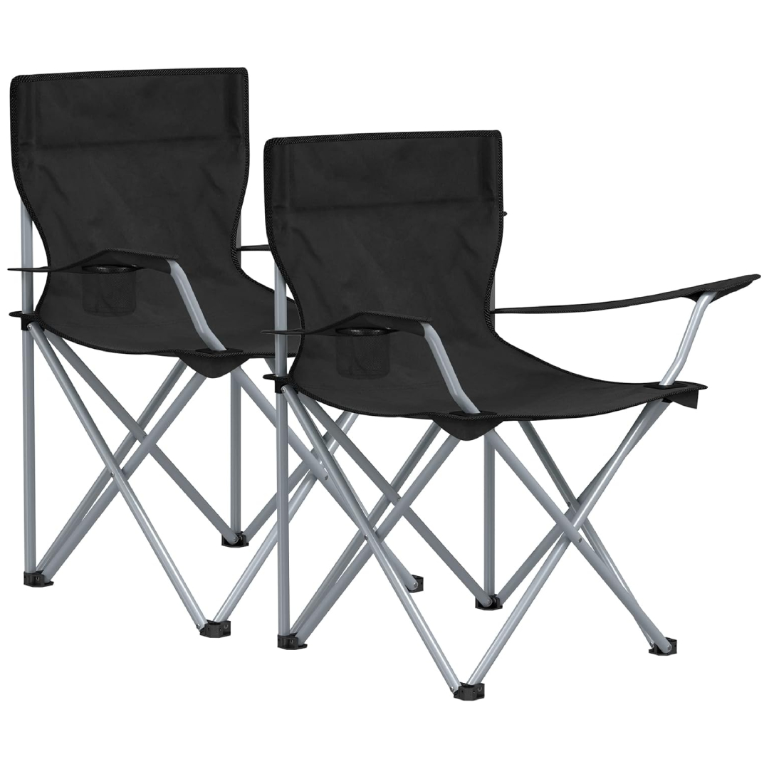 SONGMICS folding camping chairs set of 2