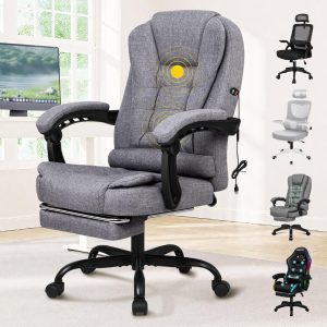 ELFORDSON Massage Office Chair Grey
