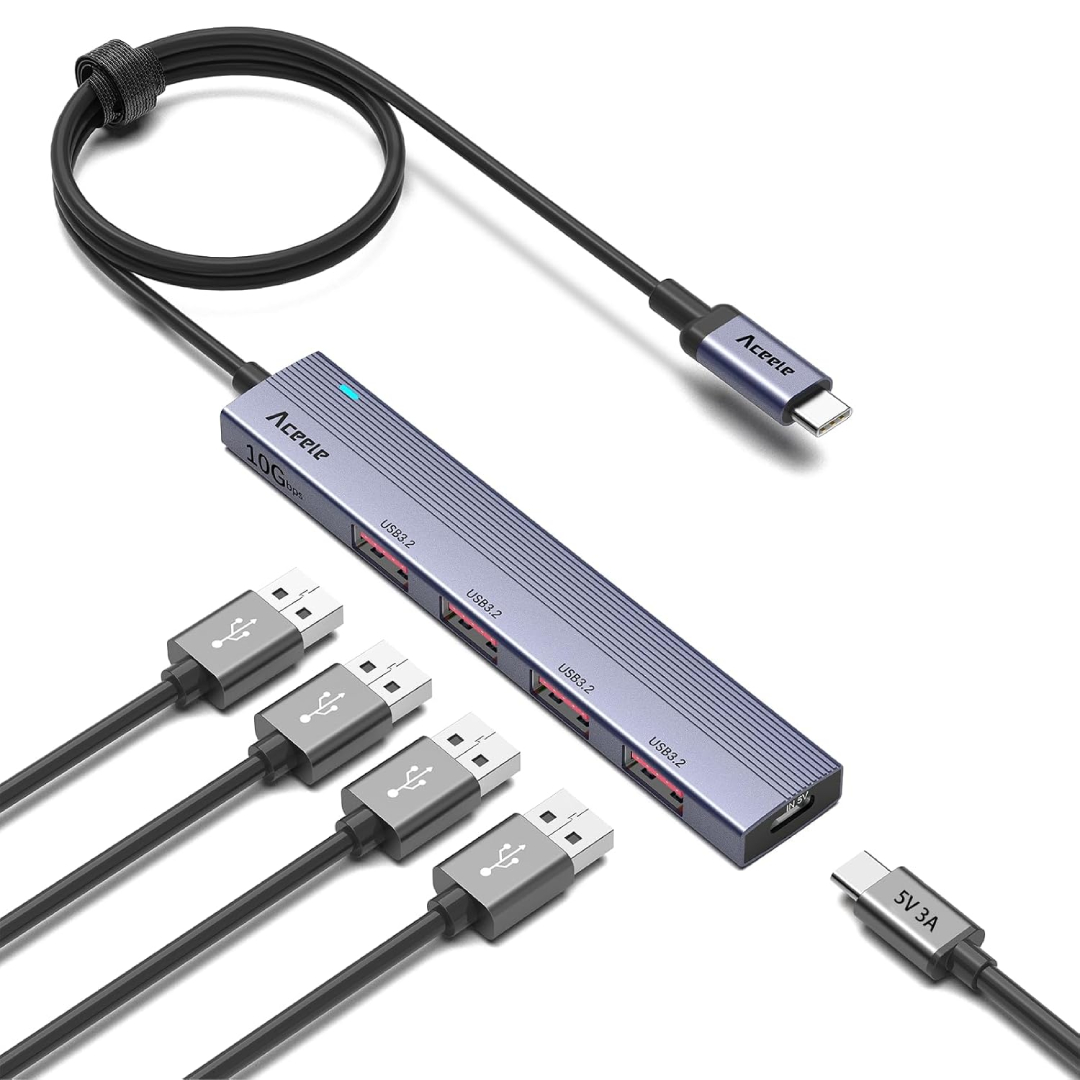 Aceele USB C 3.2 Gen 2 Hub 10Gbps
