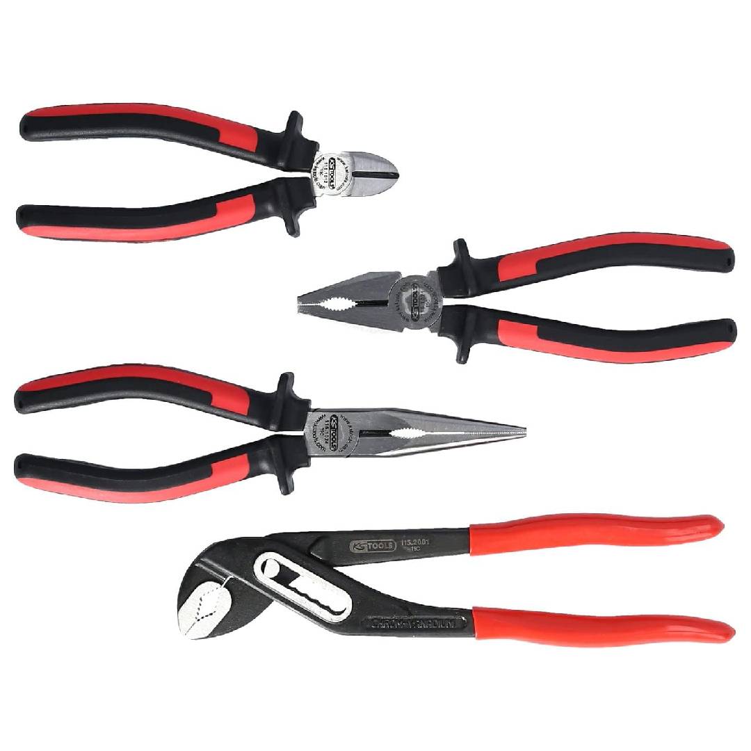 KS Tools 115.1004 Ergotorque Pliers Set