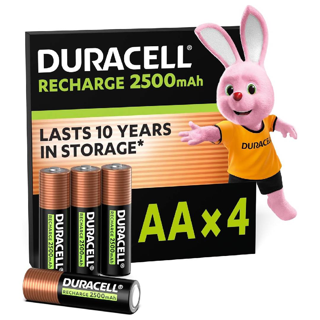 Duracell Rechargeable AA Batteries (Pack of 4)