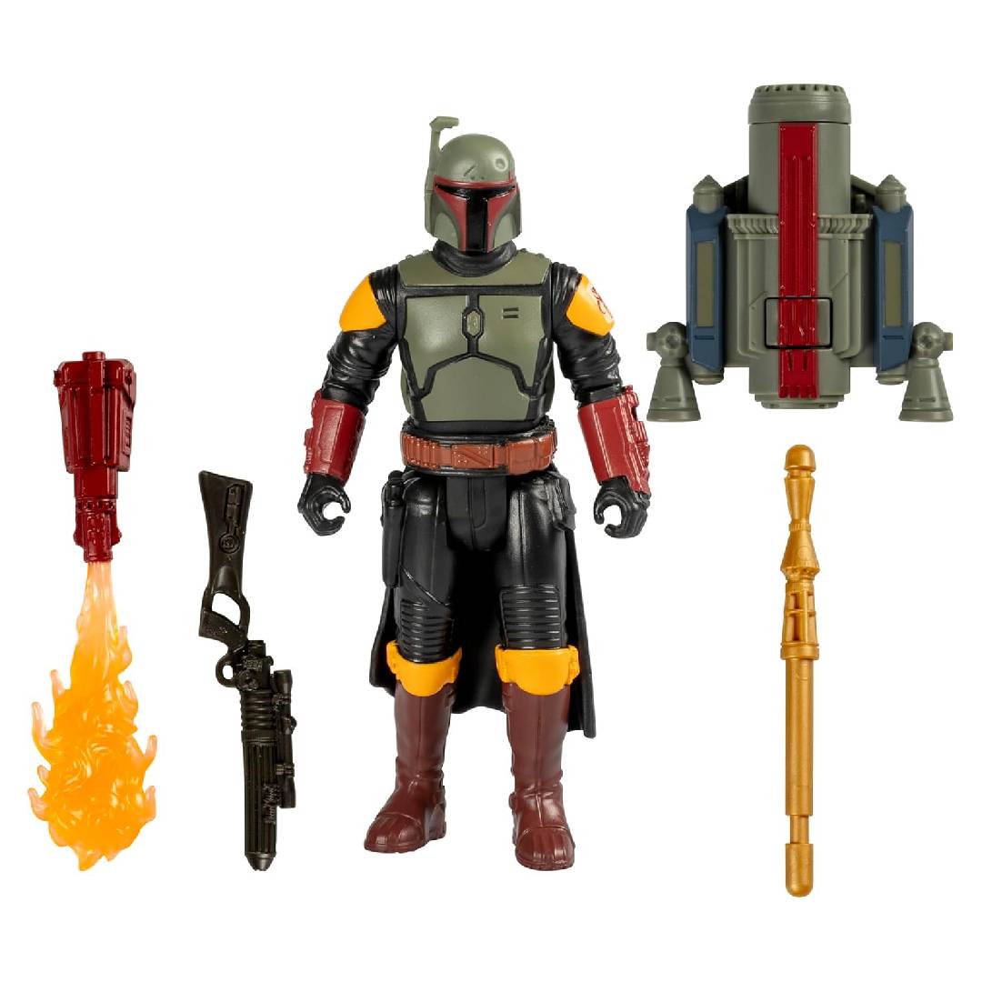 Star Wars Epic Hero Series Boba Fett 4 Inch Deluxe Action Figure & 4 Accessories