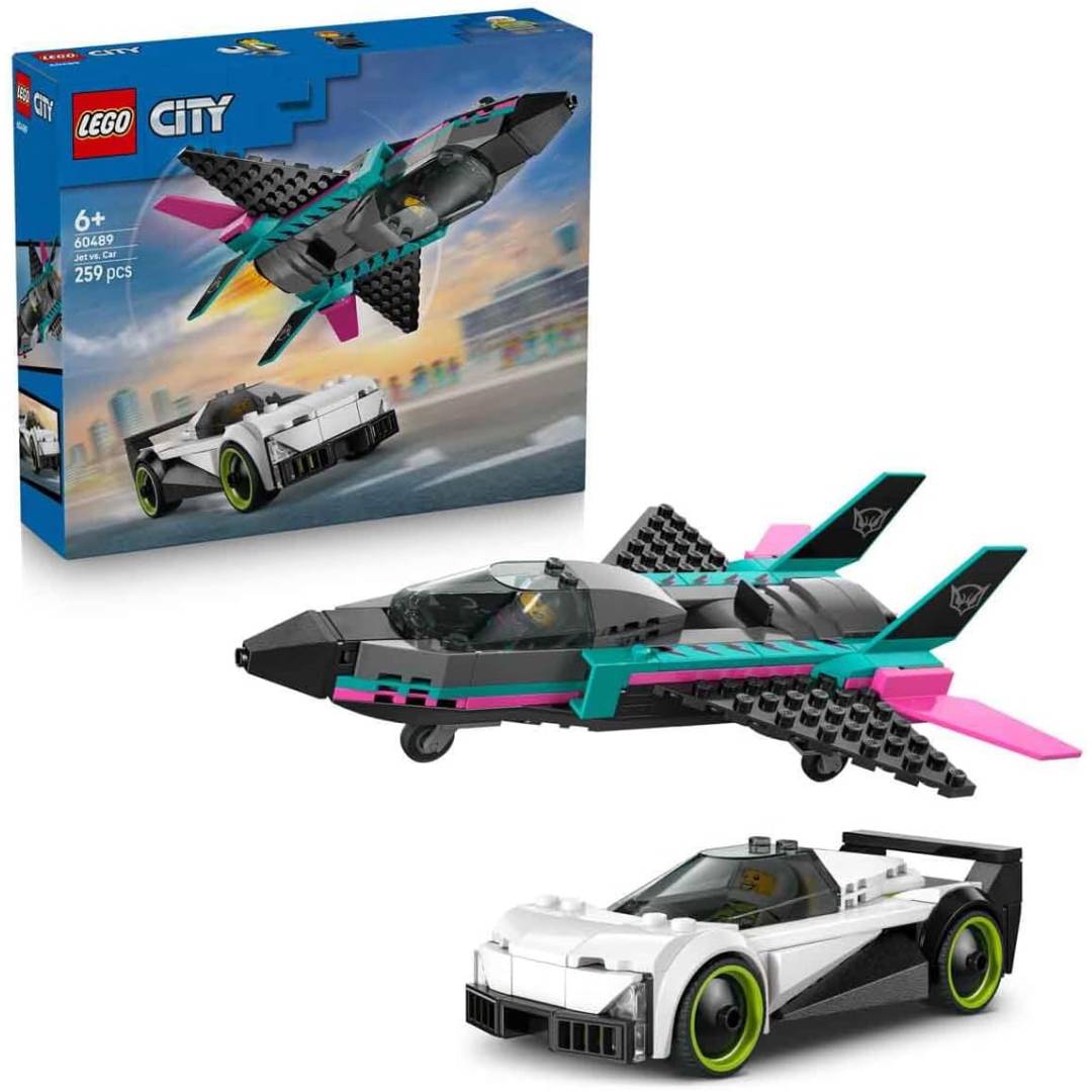 LEGO City Jet vs. Car Toy