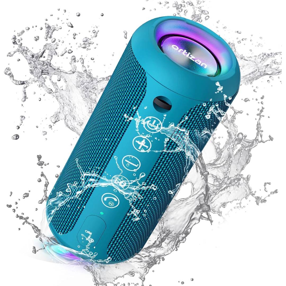 Ortizan Bluetooth Speaker with LED Light