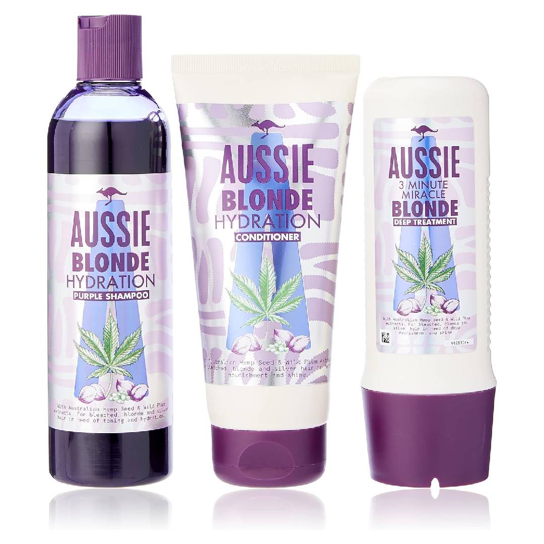 Aussie Blonde Hydration Vegan Purple Shampoo