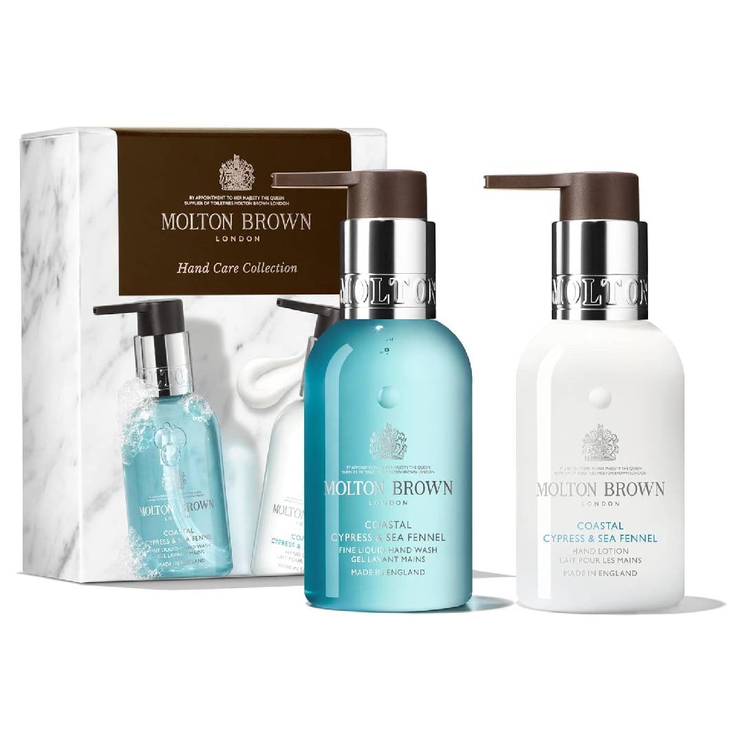 Molton Brown Coastal Cypress & Sea Fennel Hand Care Collection Gift Set