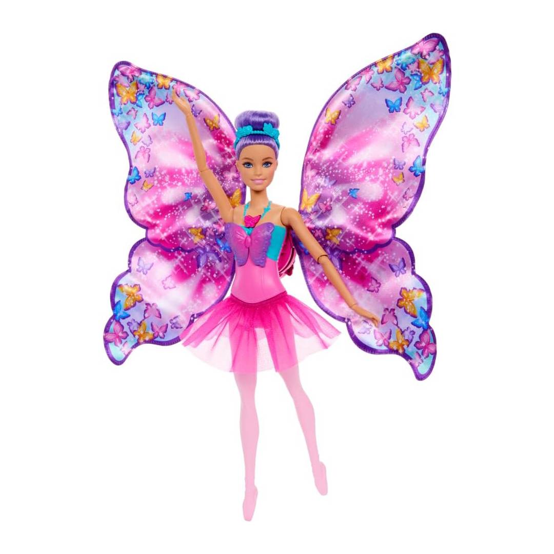 Barbie HXJ10 Dance and Flatter Doll with 2-in-1