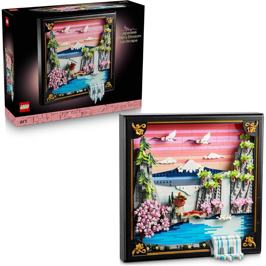 LEGO Art Japanese Cherry Blossom Landscape