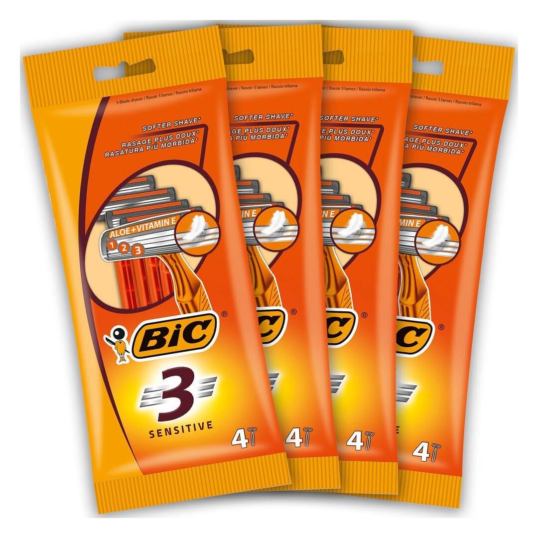 BIC 3 Sensitive Men's Razors