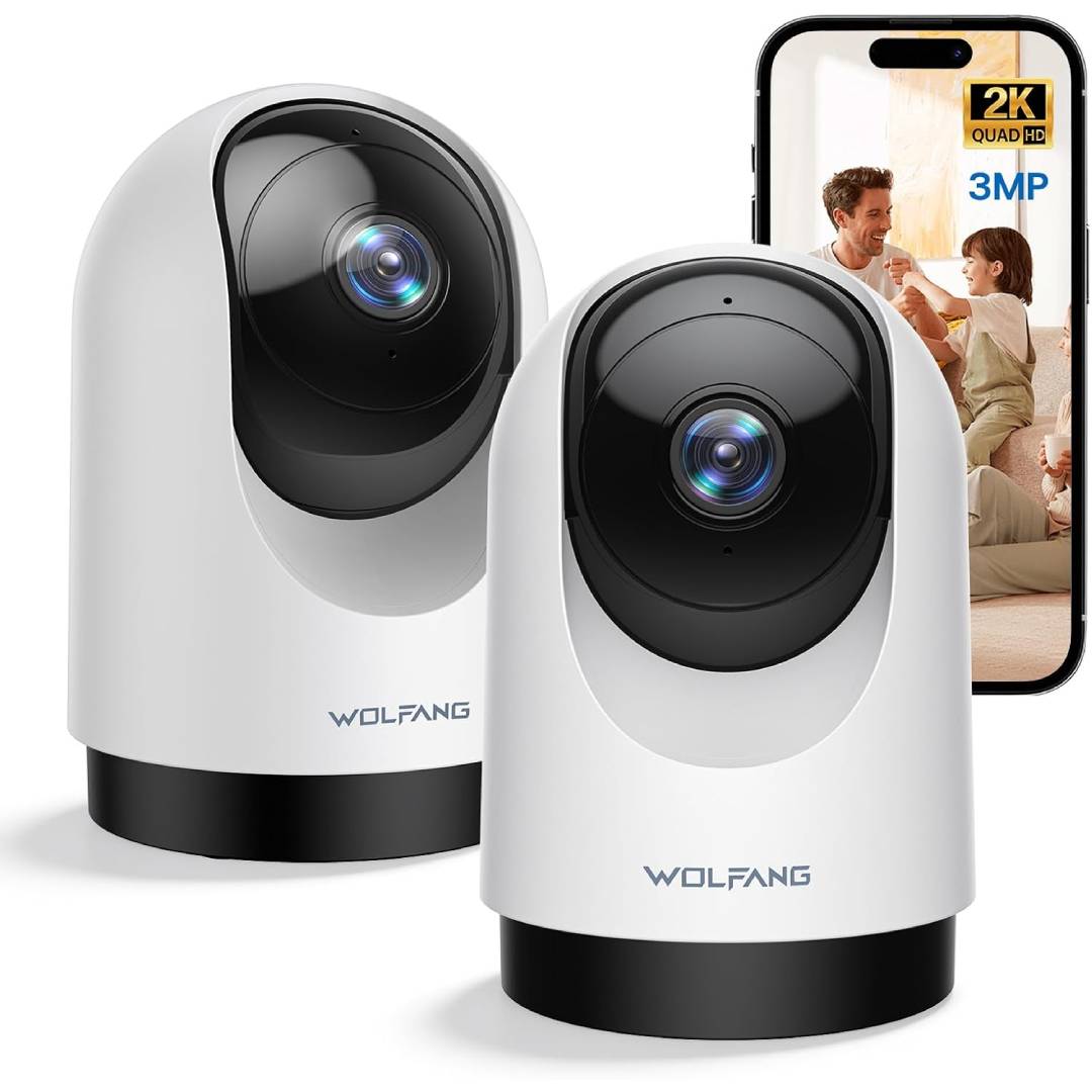 WOLFANG 2K Security Camera indoor